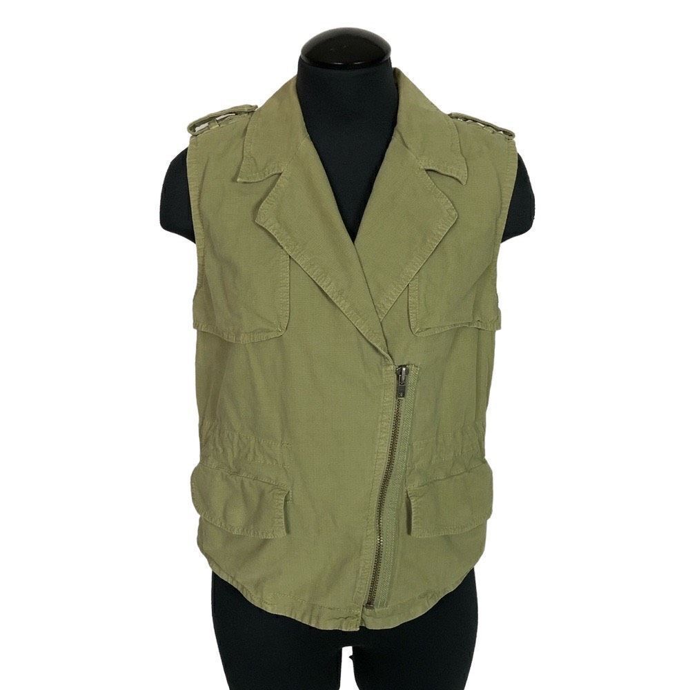Madewell Safari Green Military Utility Vest - Women’s S‎